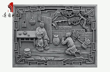 唐语高浮雕二十四孝文化街景之啮